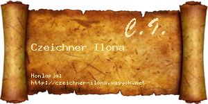 Czeichner Ilona névjegykártya