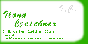 ilona czeichner business card